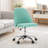 Mercier Upholstered Armless Task Chair, Home Adjustable Swivel Makeup Chair-737167253