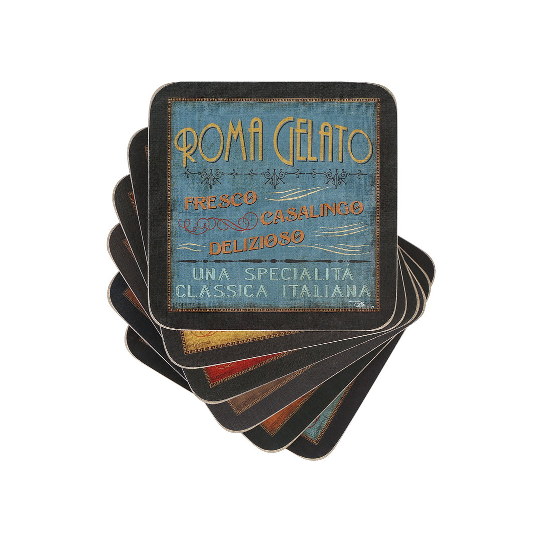Pimpernel Lunchtime Coasters Set Of 6 - Image 2