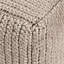 Prism 18" Wide Handwoven Square Pouf-761080668