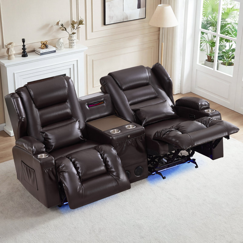 Causeuse inclinable électrique Zero Wall, Brown