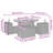 Vidaxl Garden Sofa Set Black 