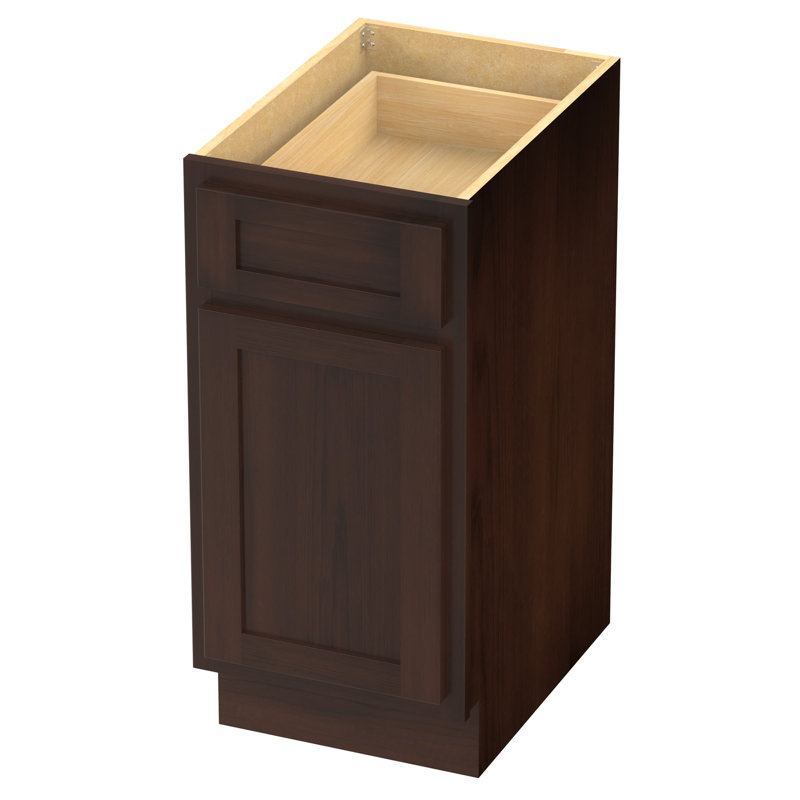 Base de meuble-lavabo simple Heyward, Brun, H 32,5 po x l 15 po x P 21 po