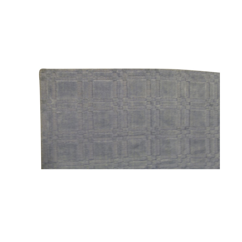 Linen Geometric Area Rug in Silver/Gray, Rectangle 10' x 14'