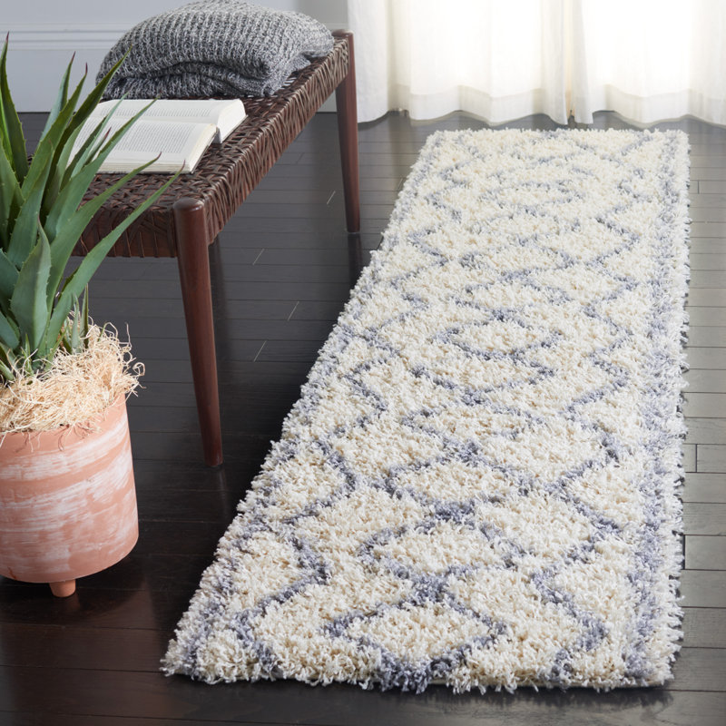 Venus Shag 600 Performance Geometric Rug, Runner 2'2" x 8'