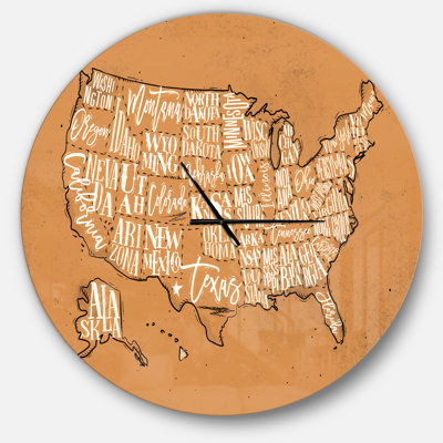 Swigart Metal Wall Clock