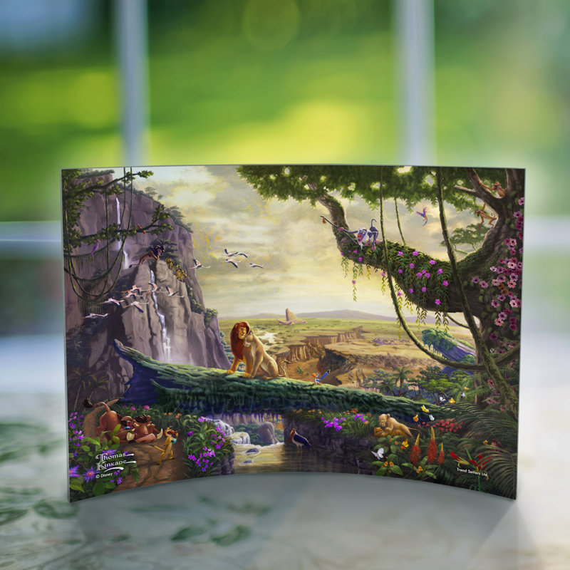 Reproduction d'acrylique incurvée Disney