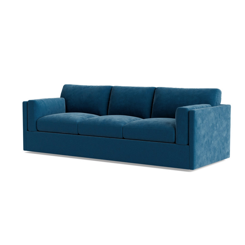 Fairfax Sofa (95"), Performance Velvet - Denim