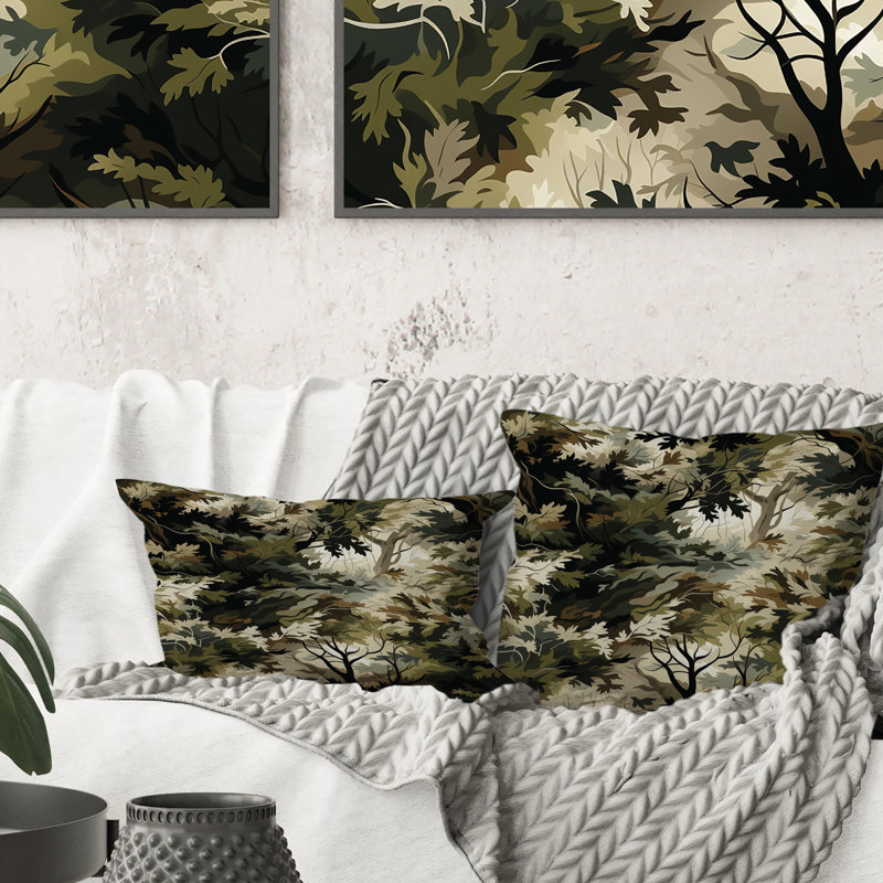 Coussin Wild Wild Forest, H 18 po x l 18 po
