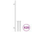 Metro Lane Cabinet Handles 20 Pcs Bronze 96 Mm Stainless Steel-142266313-142266307