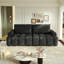 Canapé en tissu moderne avec rangement pour sièges-35829068