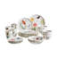 Lenox Butterfly Meadow Porcelain 28-Piece Dinnerware Set, Dishwasher Safe, White