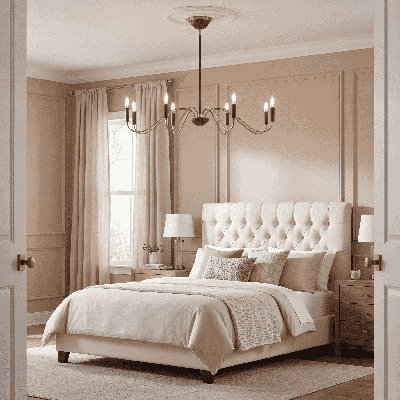  Abeline 8-Light Chandelier in Warm Brass
