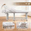 Lit de beauté multifonctionnel | Capacité de 600 lb | Dossier inclinable de 0 à 30 ° | Cuir de polyuréthane résistant à l'eau et mousse viscoélastique haute densité | Coussin d'allaitement amovible | Idéal pour l'esthétique, le massage et le tatoo-1980843952-1980843955