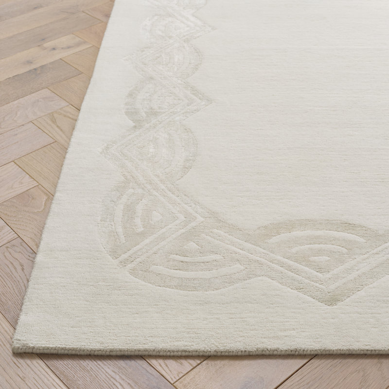 Ralph Lauren Dufrene Wool, Silk Geometric Rug, Rectangle 9' x 12'