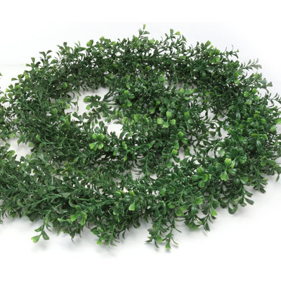 Guirlande 4 pièces 9 pieds | Verdure artificielle | Décoration polyvalente en fausse vigne | Qualité supérieure, réaliste et facile à façonner | Idéal pour la décoration intérieure et événementielle