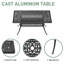  Andablo 4 - Person Patio Dining Set with Rectangular Table , Brown Cushions Included