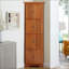 Armoire de rangement d'angle de 72 po avec 8 portes Cabinets 4 niveaux | Ferme | Noyer brun-343535630
