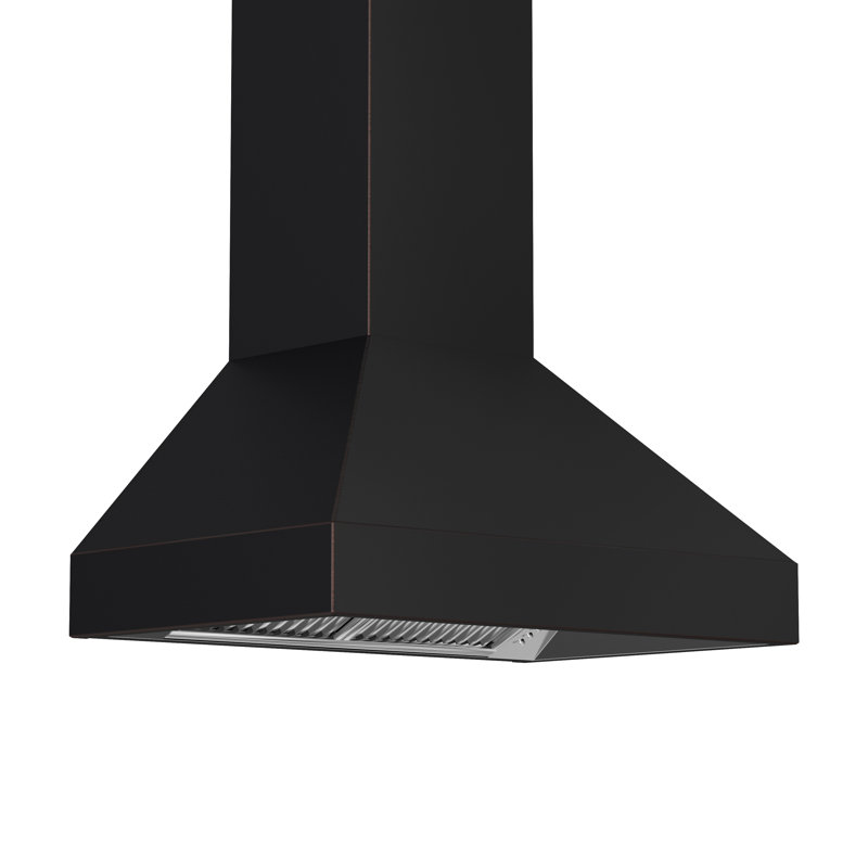 Hotte murale ZLINE Designer Series, Bronze huilé, bronze, L 30 po