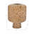 Collina Elegance Ceramic Vase, Speckled Beige Charm, 8"-Tall, Decorative Table Centerpiece, Vases Category, Perfect Home Accent.