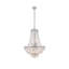Lustre empire unique à 12 lumières avec accents de cristal Stoltz-32478720-32478719