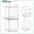Sorbus Stackable Acrylic Storage Drawers, 2 Pack Clear Plastic Organizer Bins for Baby Bottles, Makeup, Bathroom, Vanity & Kitchen Countertop Organization, Pull-Out Drawer Design for Cabinets & Pantry, Tall, 2 Pack-122593084-123327113