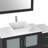 Ravenna 48" Freestanding Single Sink Bathroom Vanity with Engineered Marble Top and Matching Mirror-27042759