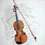Housse de couette Violon on Music | Literie pour chambre à coucher