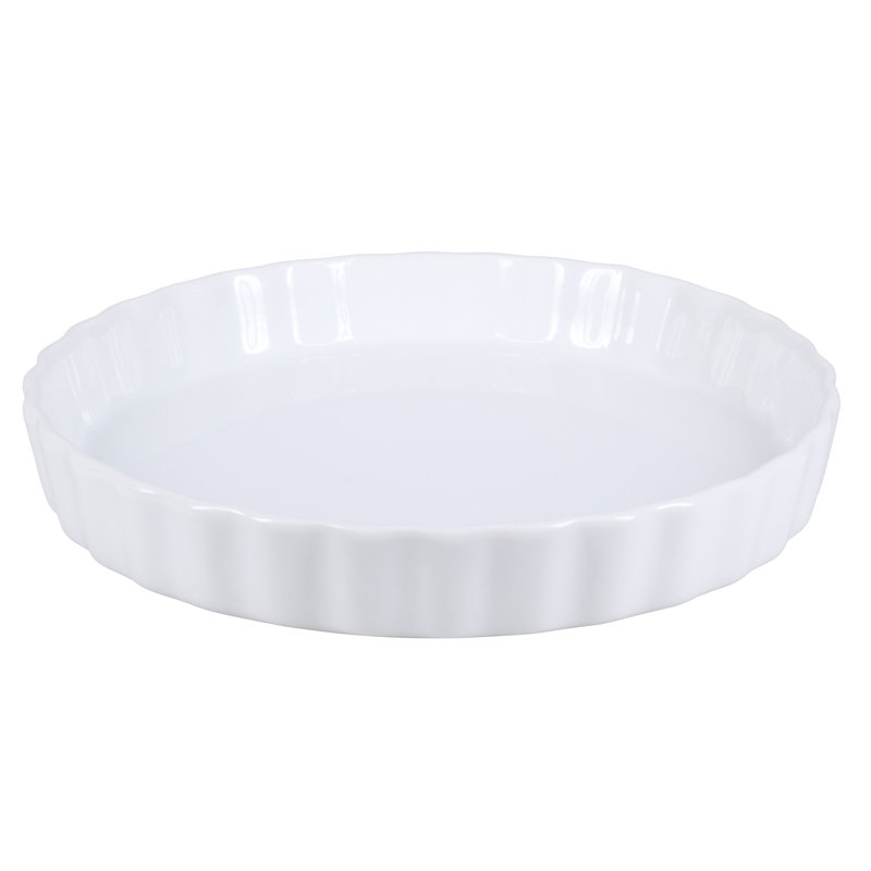 BIA Cordon Bleu Round Quiche, 10", 1 Qt., White