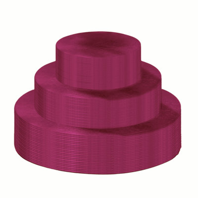 Séparateur de plaques en feutre FabricLA | Ensemble de 48 tampons ronds en 3 tailles différentes