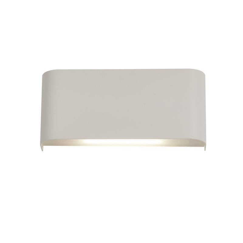 Benny Aluminium LED Outdoor Flush Mount, White
