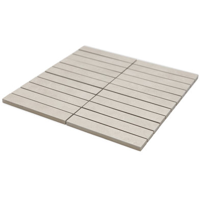 Carreau de mosaïque pour mur et plancher en béton 1 po x 6 po Foundry