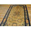 Tapis bleu antique en laine Ningxia