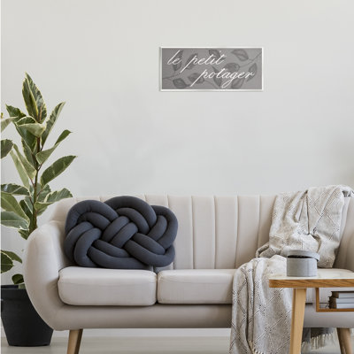 Plaque murale petit potager, design par Lil 'Rue