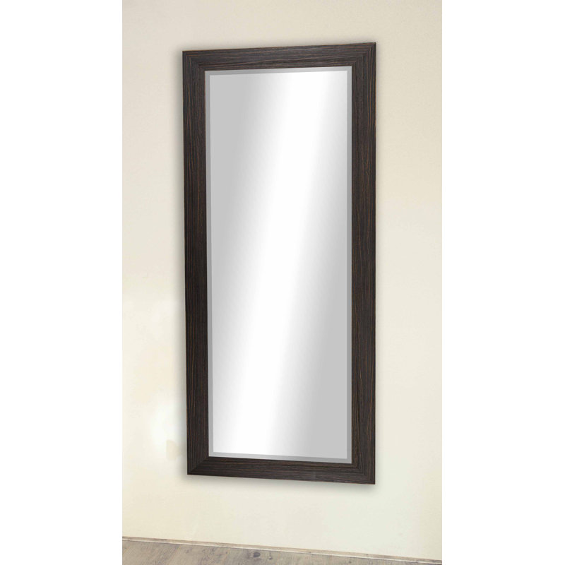 Miroir pleine grandeur Castella, 63,75 po x 25,75 po, Expresso