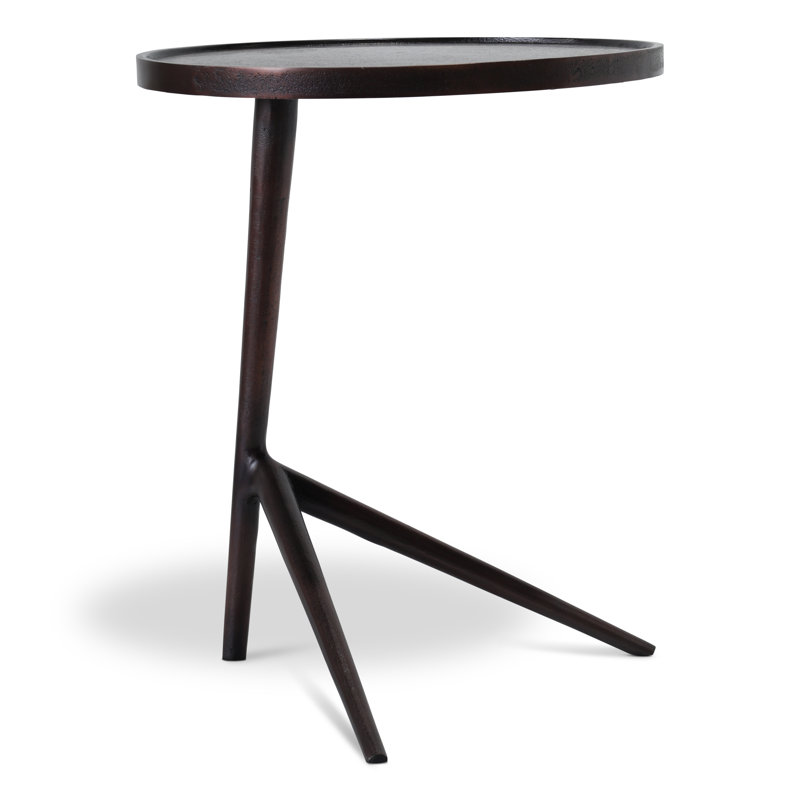 End Table, Antique Copper, 20.5" H x 16.25" W x 16.25" D