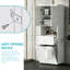 Tall Bathroom Cabinet With Integrated Laundry Basket, Spacious Tilt-Out Hamper, And Upper Storage Cabinet-1103787021