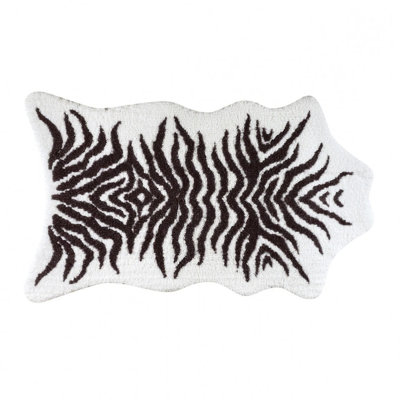Mountain Zebra Bath Rug