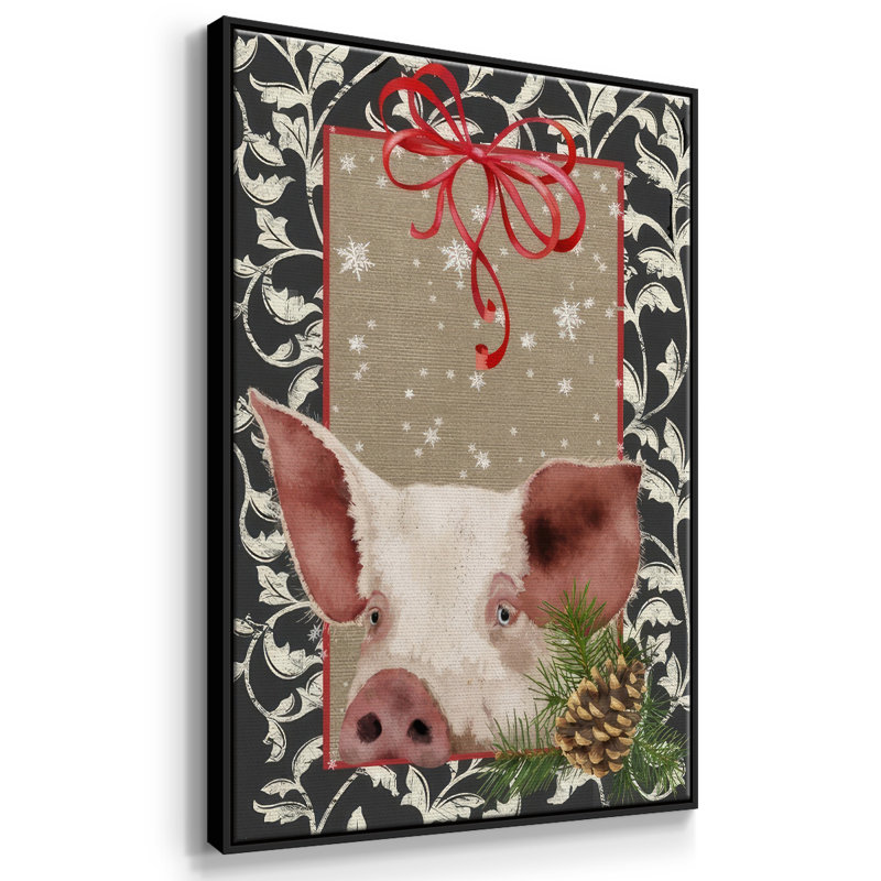 County Christmas Farm II, Noir, H 37 po x l 25 po x P 1,5 po