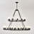 48 Inch Black Extra Large Wagon Wheel Chandelier