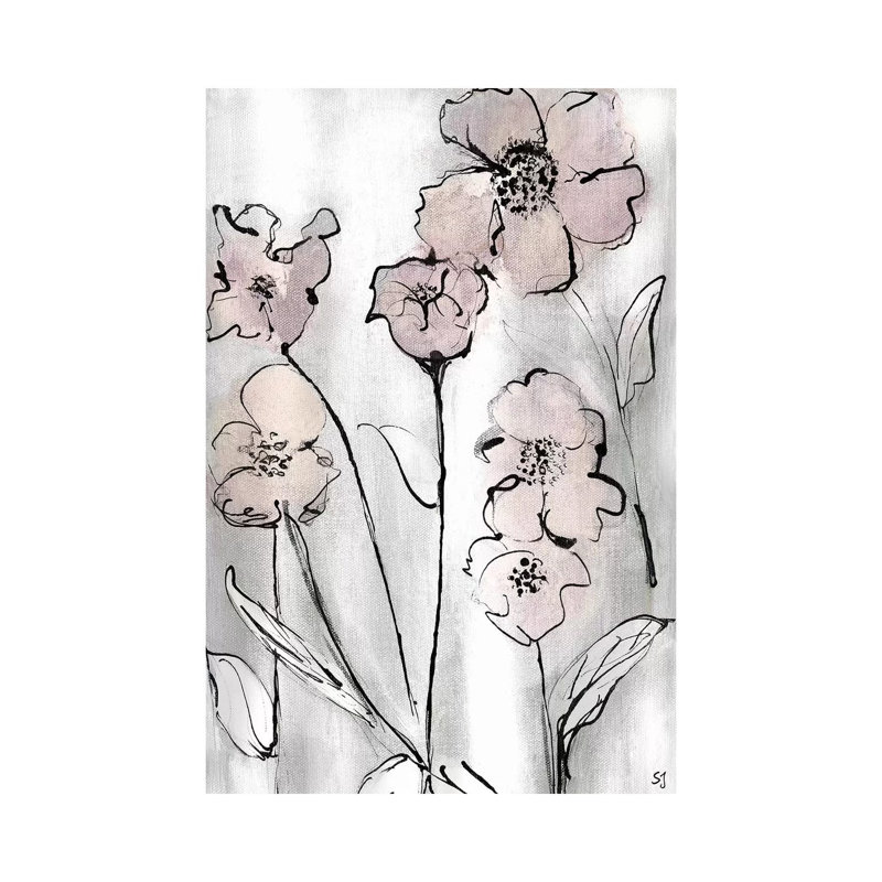 Wildflowers II 1 Piece Wrapped Canvas Painting, 20.32 cm H x 30.48 cm W