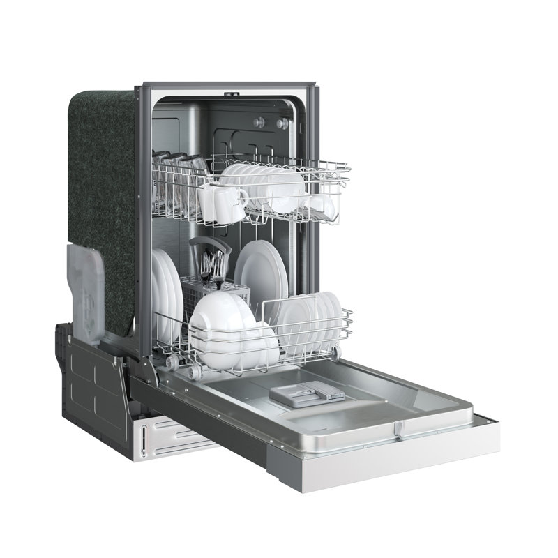 18" 52 dBA Built-In Full Console Dishwasher, Stainless Steel