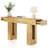 63" Farmhouse Console Table with 2 Drawers, Rustic Entryway Table for Hallway Living Room-1041997384