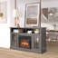 Crédence de rangement avec foyer Robena incluse-2066804077