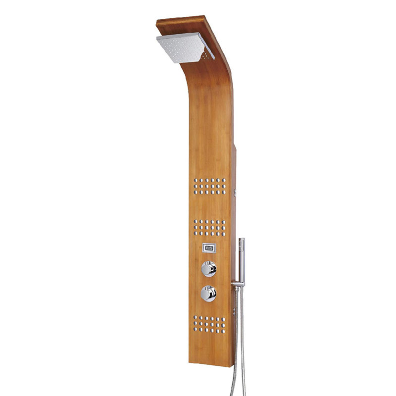Panneau de douche 61 po avec pomme de douche réglable