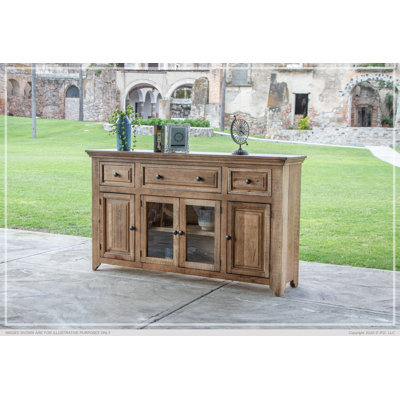 Console en bois massif 68,25 po Azalyn
