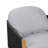 Outdoor Patio Club Chair, Wooden Dark Gray Rope With Gray Cushion-527940149-527940150