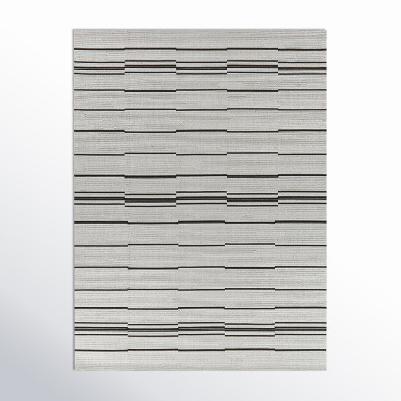 Striped Indoor/Outdoor Rug, Rectangle 7'10" x 10'