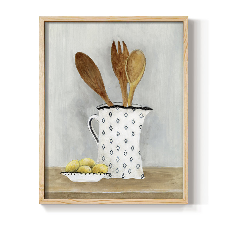 Impression encadrée Cottage Kitchen III - bois massif