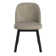 Cipolla 72"-90" Wood Finish Extendable Dining Set - Dining Table With Leaf And Taupe Fabric Curved Back Chairs