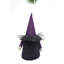 Gnome noir d'Halloween (paquet de 4)